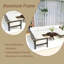 5-Piece Aluminum U-Shaped Outdoor Sectional Set-727346448