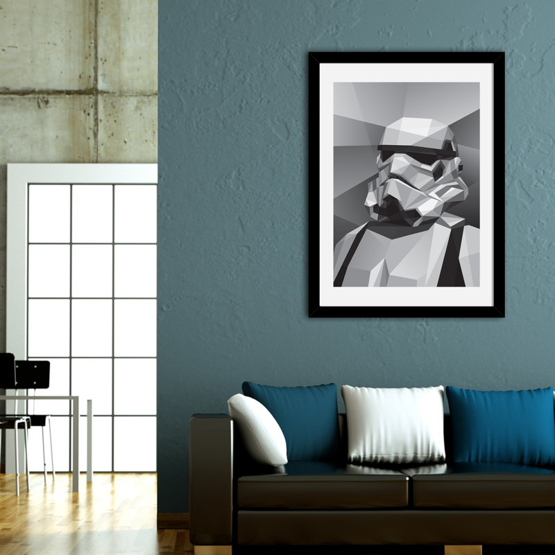 Stormtrooper-impression d’art graphique sur papier, H 40 po x l 28 po