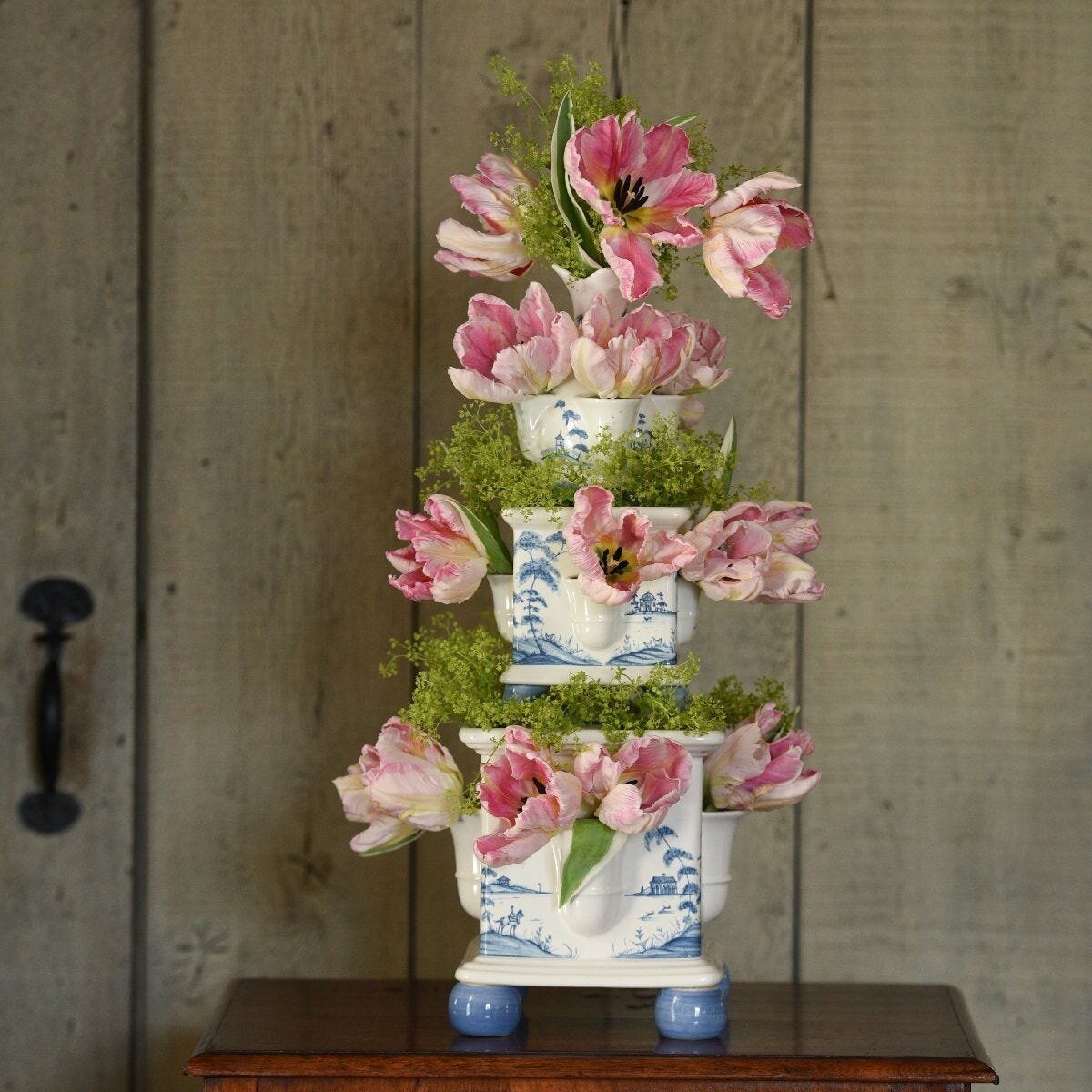 E.LawrenceLtd. 7 Piece Assorted Floral Stems Decorative Book Set