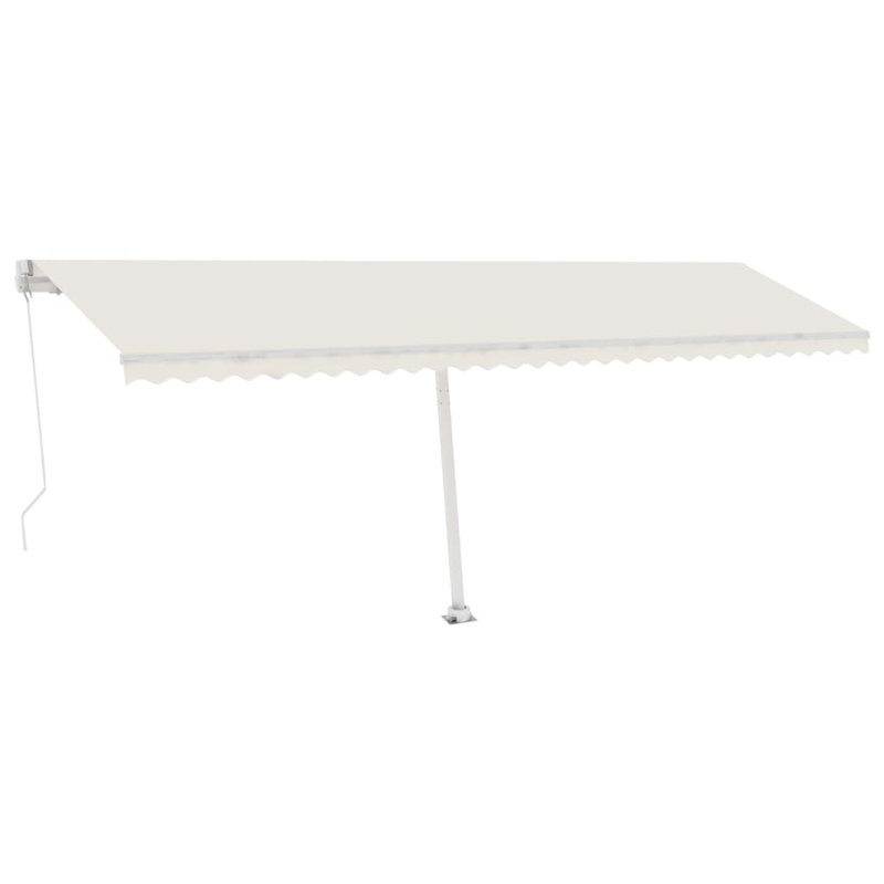 Dakota Fields 235.8cm D Retractable Patio Awning, Solid Colour, Black, 245cm H  x 350cm W x 235.8cm D
