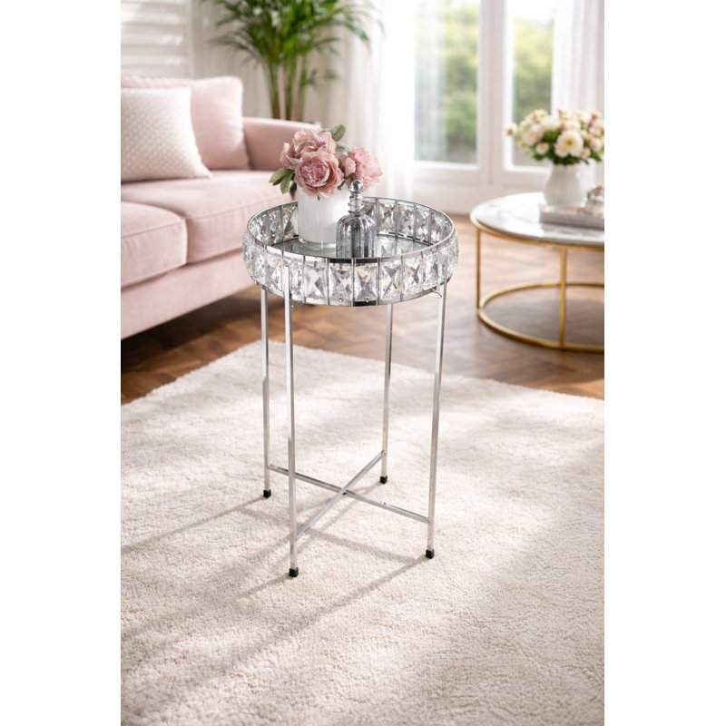 Kalki Tray Top Cross Legs End Table