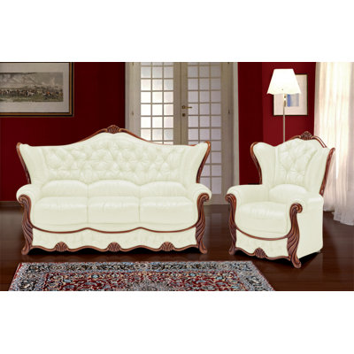 Dodgen 2 - Piece Faux Leather Living Room Set