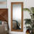 Aliaksei Solid Wood Rectangle Wall Mirror