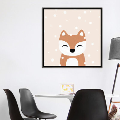 « Snow & Fox » par Orara studio, reproduction d’art