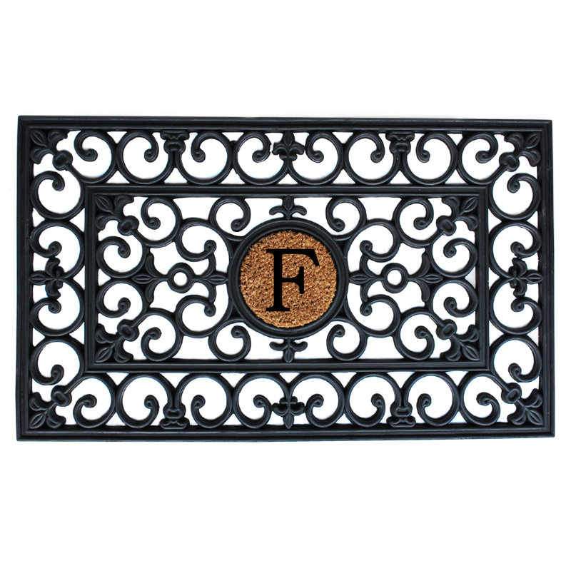 Tapis d'entrée 18 po x 30 po antidérapant, F