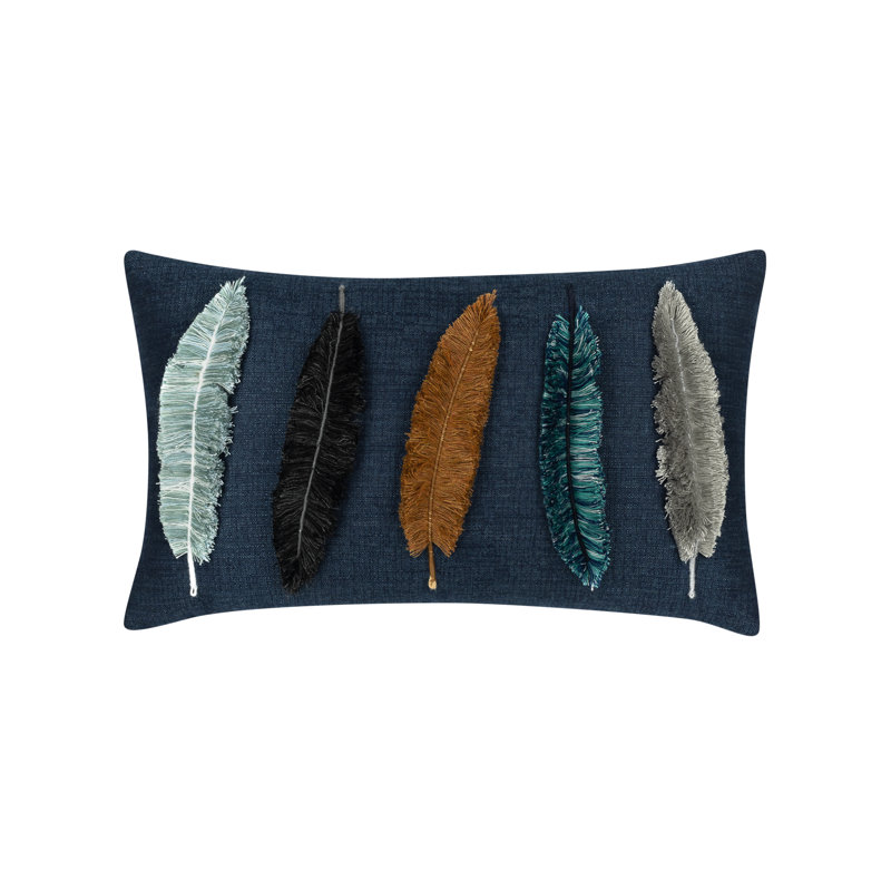 Believe Denim Rectangular Performance Pillow Cover & Insert