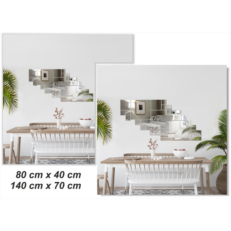 Alesa Wall Mirror, Silver
