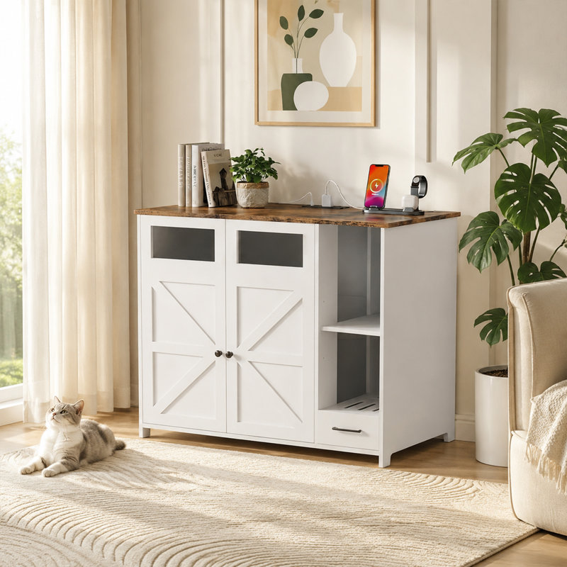 Enceinte de litière pour chien 40,5 "Modern