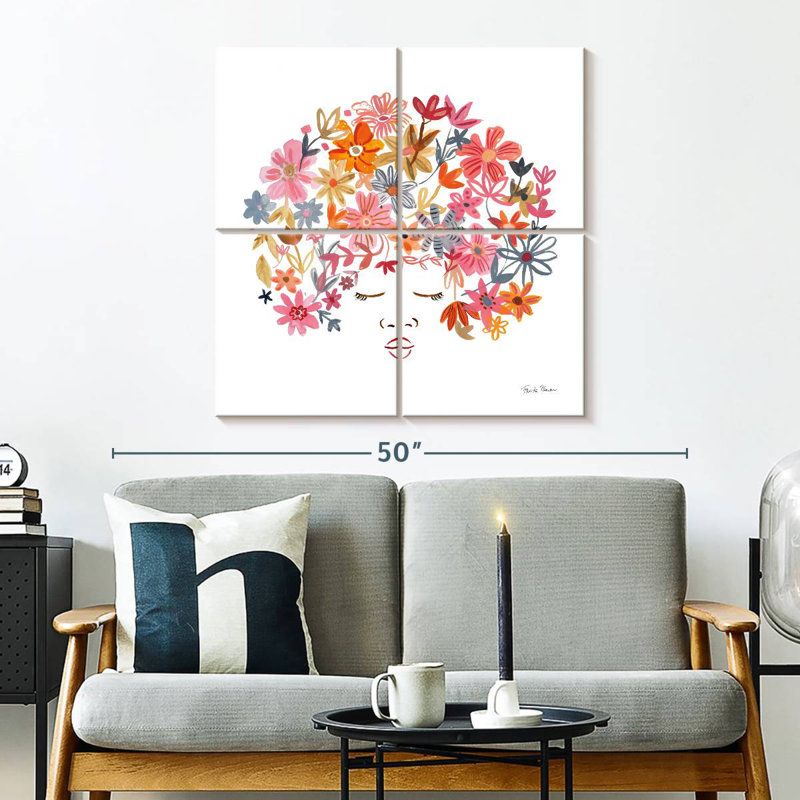 Beautés florales Leisha, H 32 po x l 32 po