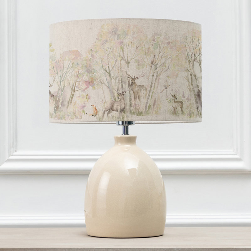 Enchanted Forest Ceramic Table Lamp