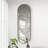 Oval Full-Length Mirror Wall-Mounted Body Mirror-412120561