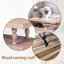 Table basse rustique, table basse en bois, table basse maison de campagne, mobilier rustique moderne, table basse avec tablette