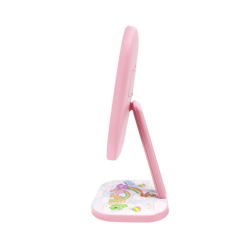 Miroir de maquillage à DEL pour centre de soin avec base amovible
