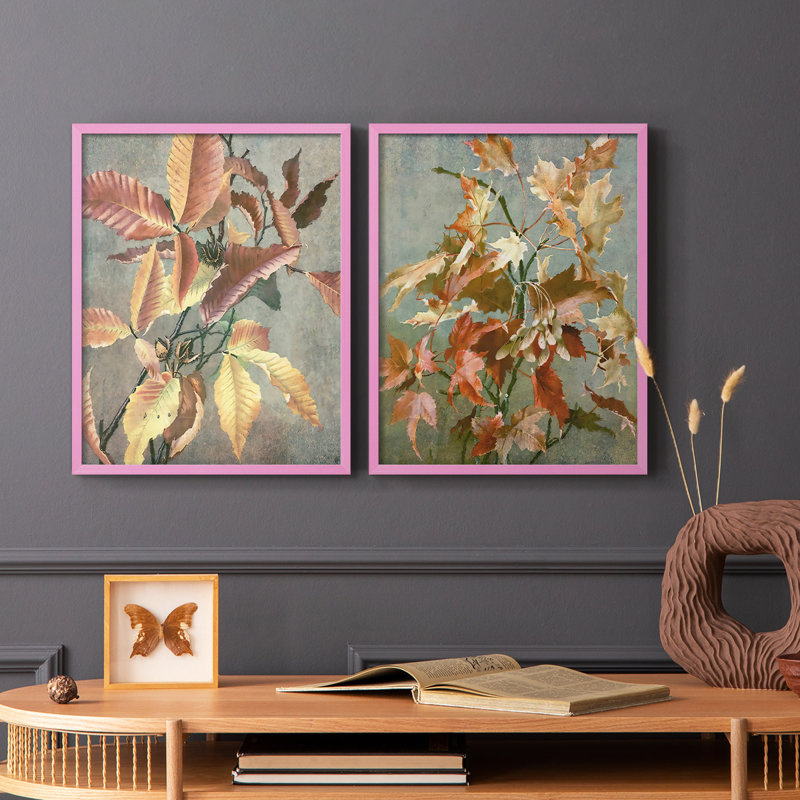 «Antique Autumn I», reproduction encadrée de qualité supérieure - prête à être accrochée - aucun clou requis - aucun clou requis