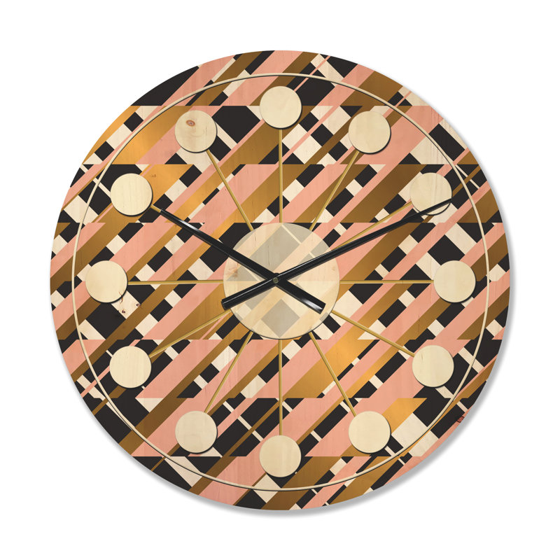 Solid Wood Wall Clock, Medium