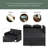51.57" Convertible Sleeper Bed, Adjustable Oversized Armchair With Three USB Ports For Small Space-1949768414