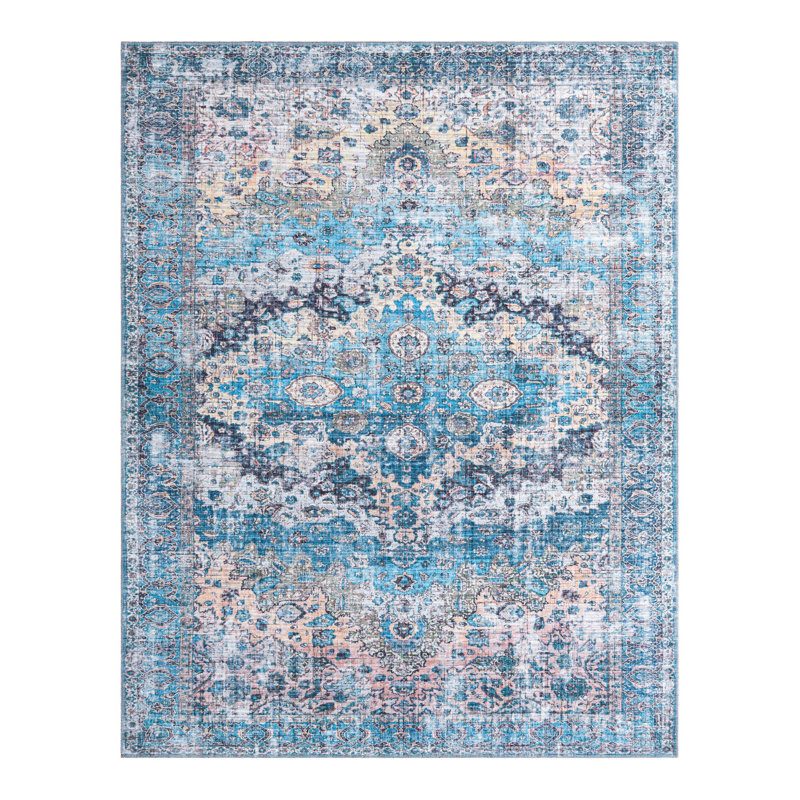 Gutshall Oriental Indoor Rug, Rectangle 7'10" x 10'