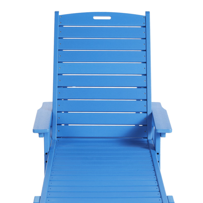 Laguna Outdoor Chaise Lounge, Pacific Blue