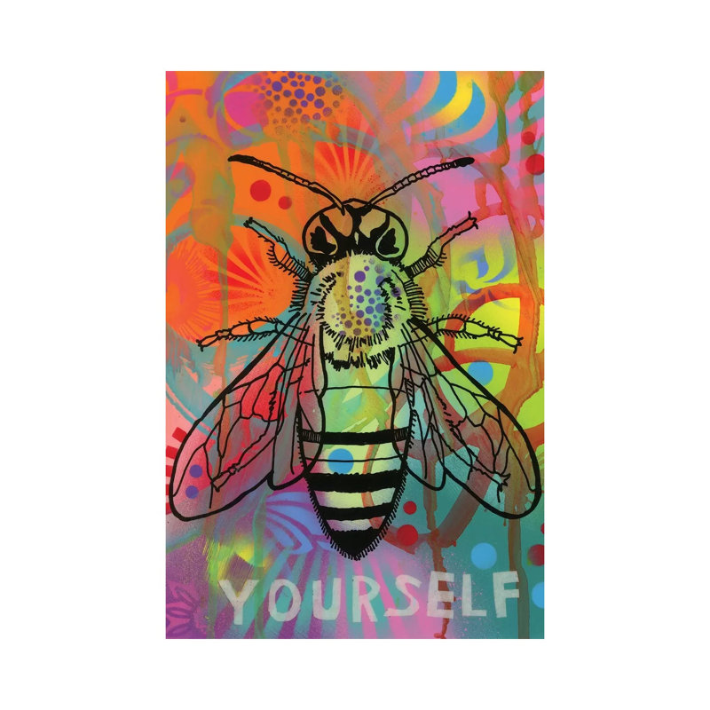 Bee Yourself by Dean Russo - Wrapped Canvas Gallery-Wrapped Canvas Giclée, 101.6 cm H x 66.04 cm W x 1.91 cm D