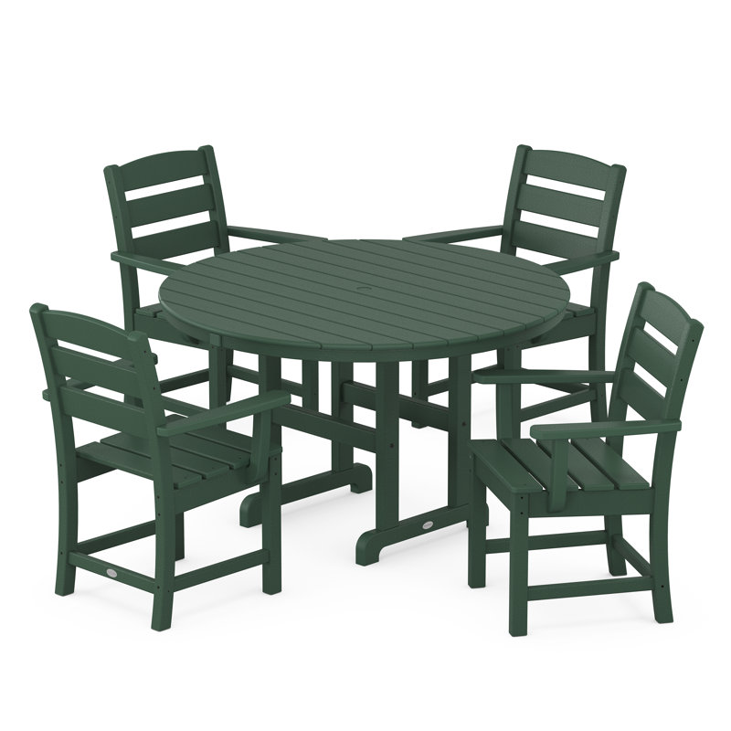 Ensemble repas 5 pièces Lakeside, Vert