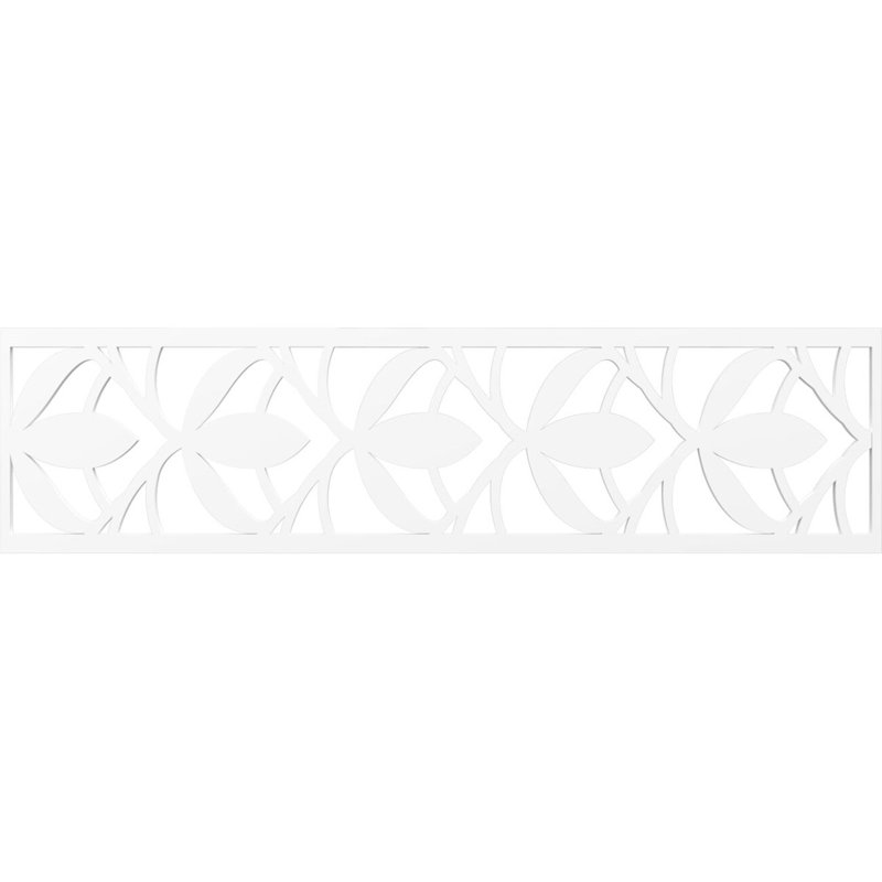 Moulure à panneau Salem, H 12 po x l 47 po x P 0,38 po, PVC de qualité architecturale