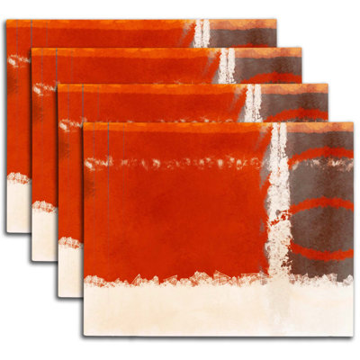 Napperon abstrait en polyester