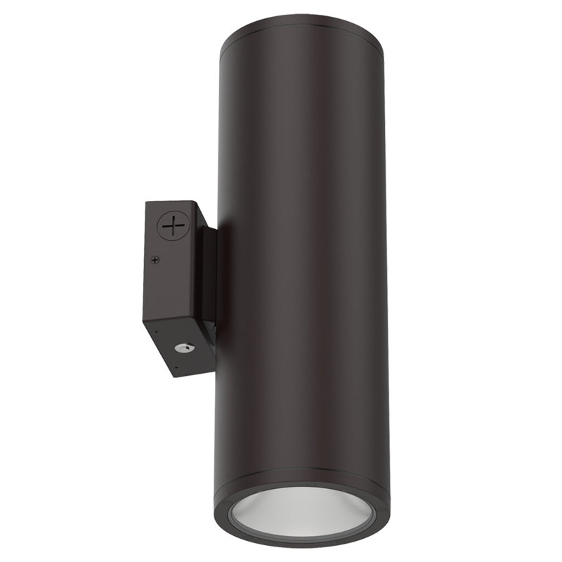 Éclairage extérieur cylindrique à DEL de 75 degrés Lithonia Lighting WMCL, H 18 po x l 6 po x P 8,10 po