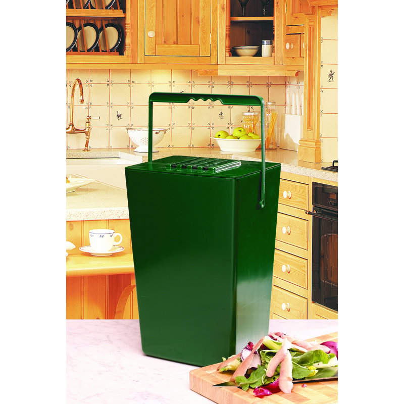 Serviteur de compostage de 2,5 gallons Garland avec filtres de remplacement et sacs biodégradables