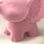 Éléphant en résine rose - Statues d'éléphants en flocage