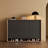 59.06" Brown and Black Solid wood Maple Shoe Storage