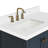 Cambridge 37'' Single Bathroom Vanity with White Quartz Top-1898679643