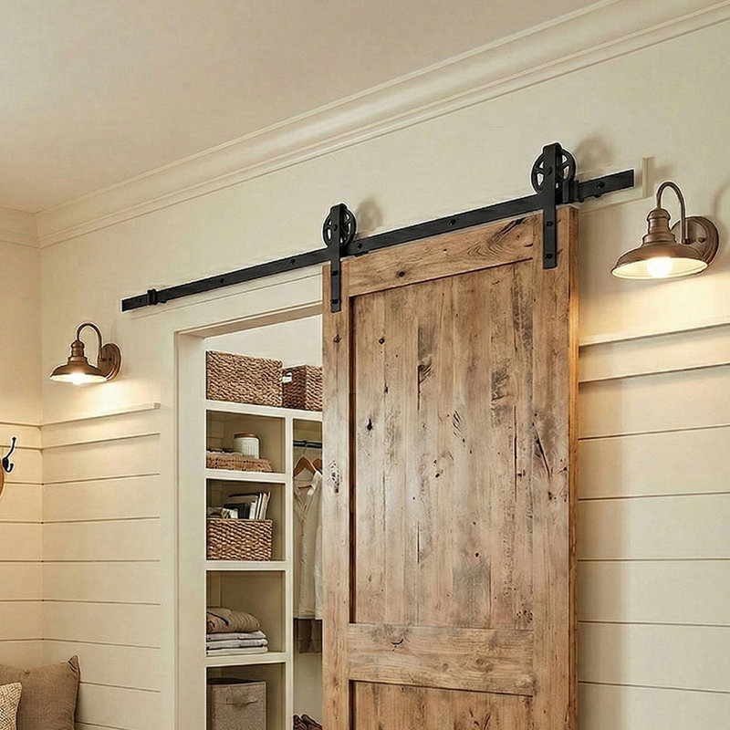 Sliding Barn Door Hardware Kit, 34m, 200cm