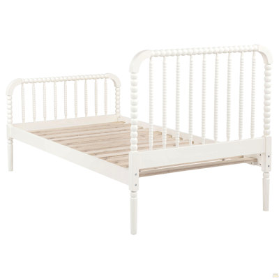 Grove White Wood Twin Open Frame Bed