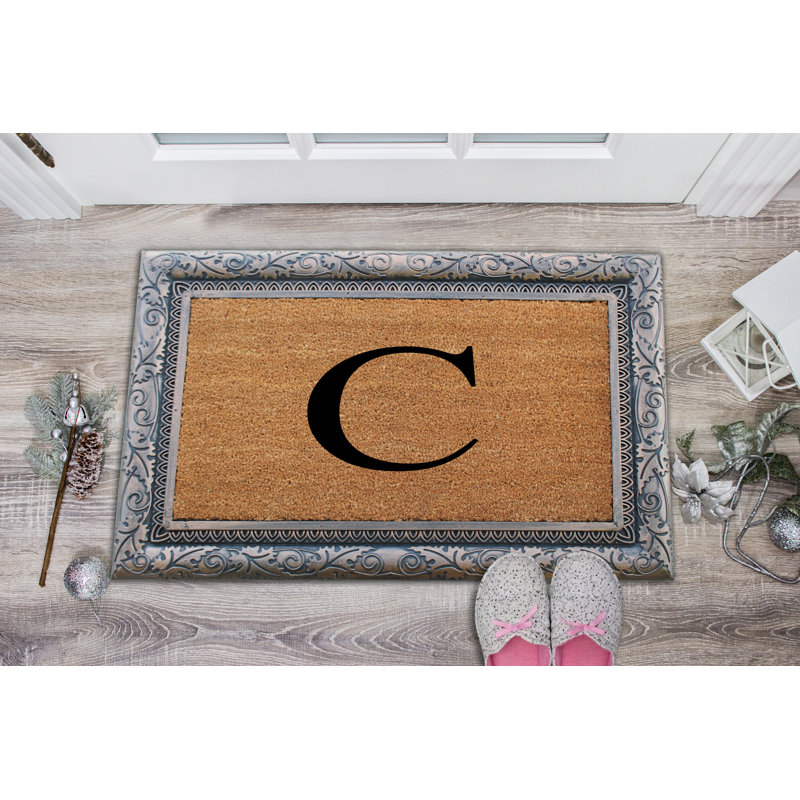 Tapis d’extérieur antidérapant anti-dérapant 36" x 24" en caoutchouc et coco Mazama, C