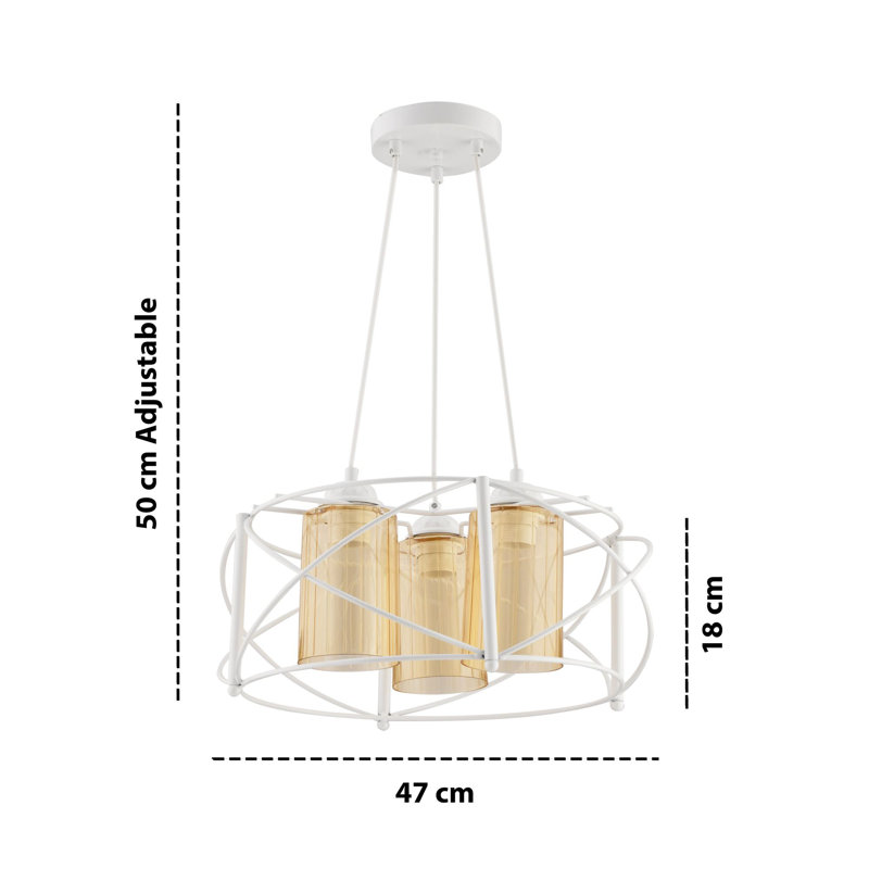 Lustre, Jaune, Blanc