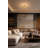 6-Light Dimmable Satin Coffee LED Flush Mount With White Acrylic Diffusers
