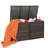 Winado 96 Gallons Gallon Wicker Deck Box in Brown