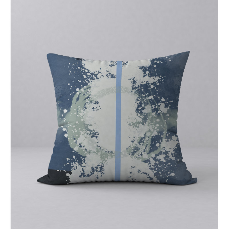 Housse de coussin décoratif carrée à motif spectaculaire savoureux , H 18 po x l 18 po