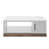 Plateau blanc / base en bois de grange est en rupture de stock