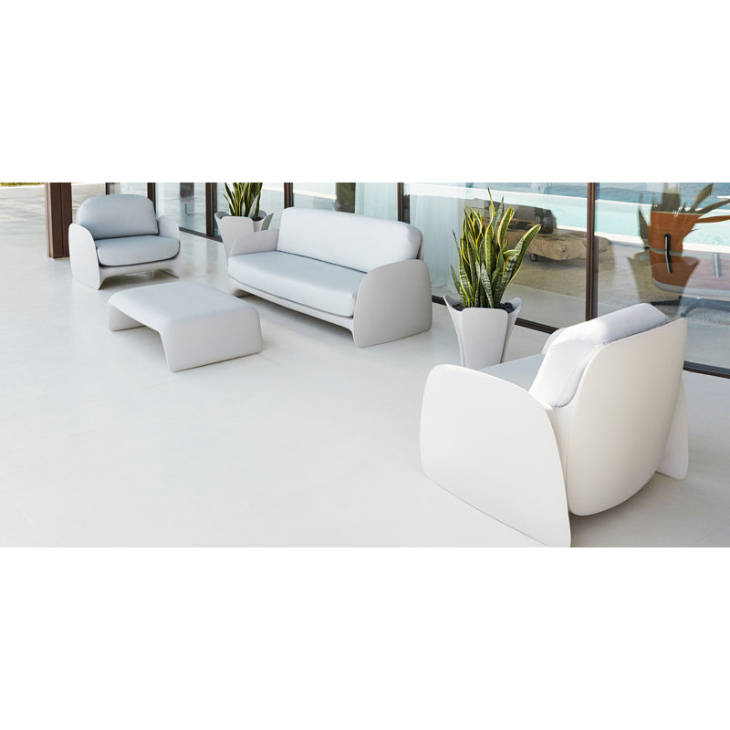 Pezzettina Armchair with Cushions, Steel