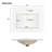 Taryn 18'' Single Bathroom Vanity with Ceramic Top