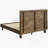 Hemlock Warm Brown Queen Platform Panel Bed