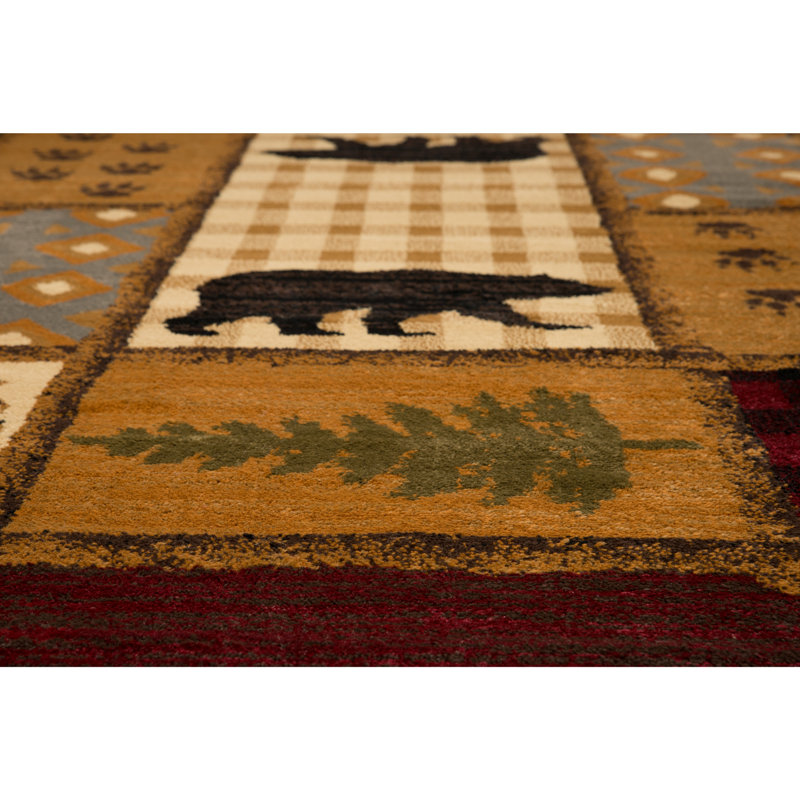 Tapis rouge Sayre, Tapis de couloir : 1 pi 11 po x 7 pi 2 po
