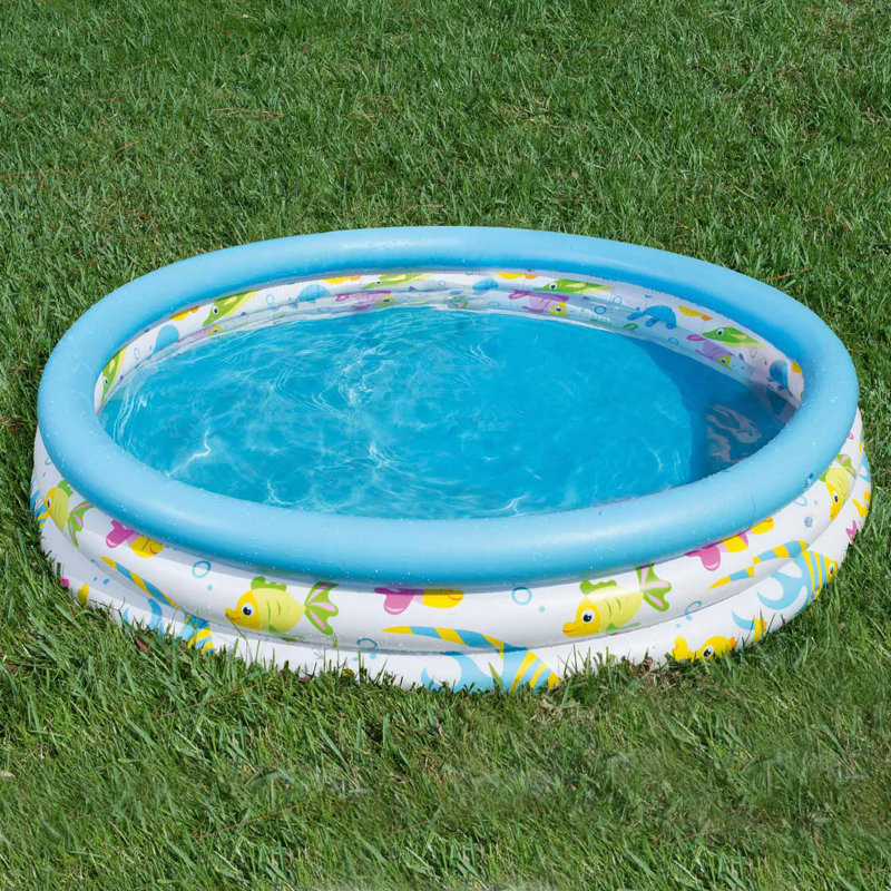 Plastic Round Kiddie Pool 20cm H x 122cm W x 122cm L