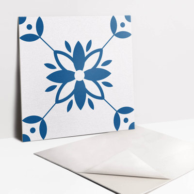 Chanae 30x30 cm Pvc Mosaic Sheet in Blue