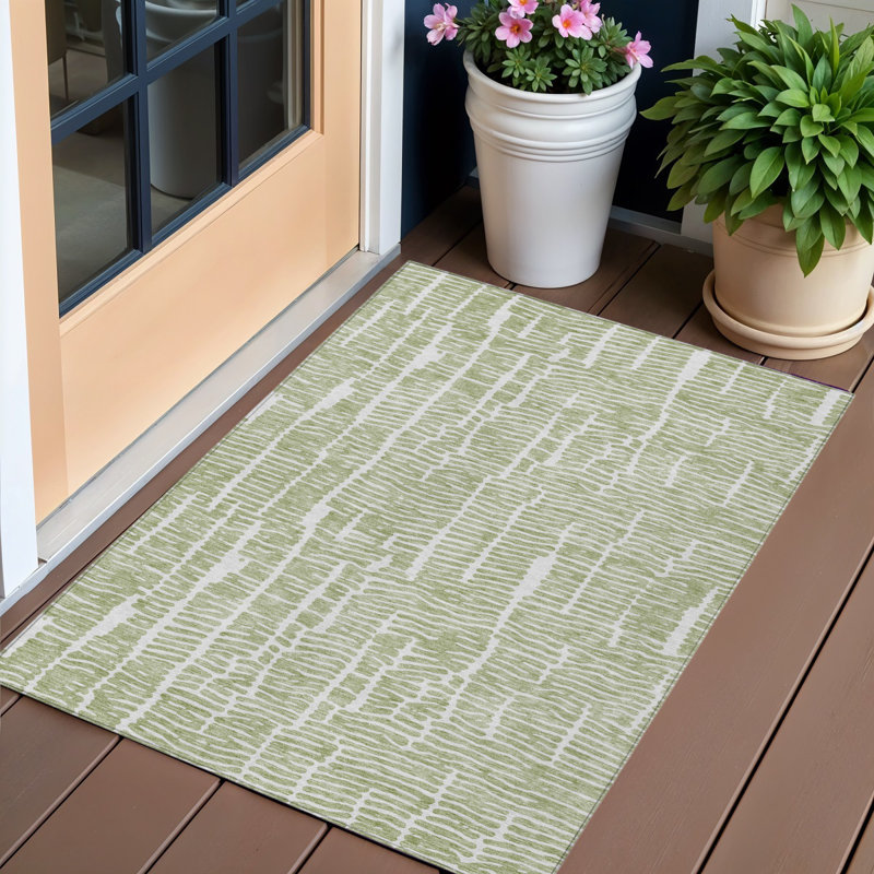 Tapis tissé à la machine HomeRoots