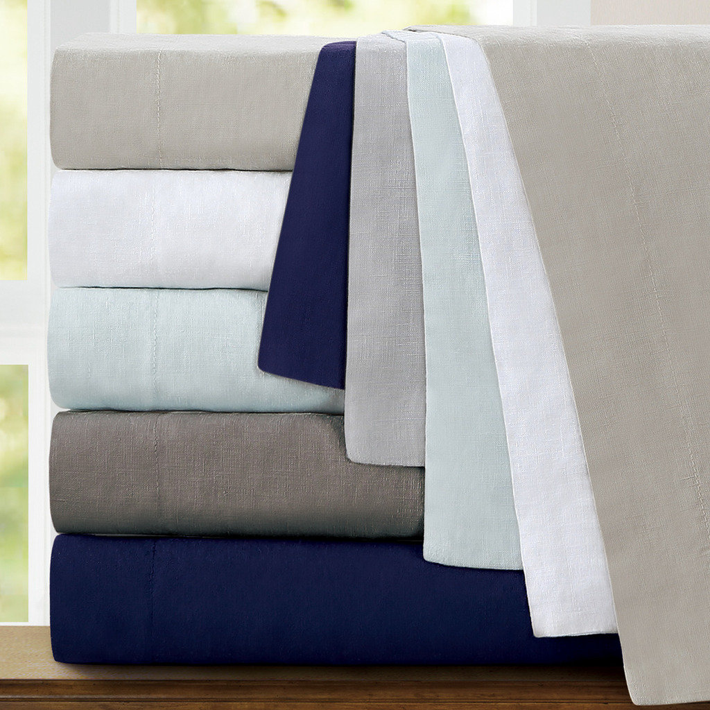 Frazier Linen Pillowcase, Silver