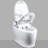 Dual-Flush Elongated Bidet One-Piece Smart Toilet (Seat Included)