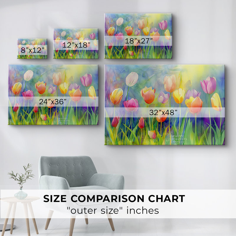 Série Floral-Cxxv -Galerie enveloppée Cavas, 40 x 60