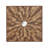 Rustic Abstract Wall Decor on Solid Wood